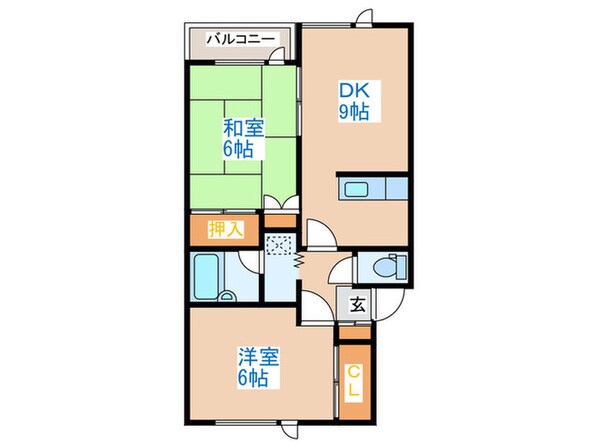 スカイハイツ２４の物件間取画像